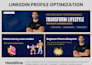 design premium and professional linkedin background banner
